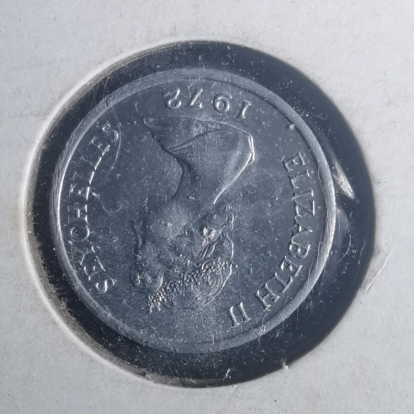 沼泽如烟--第900场 塞舌尔1972年一分FAO