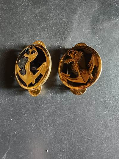 老王徽章第163期 13-15日三场连拍 16日统一发货  13、14日结束后可寄存 - 法国海军领章一组 