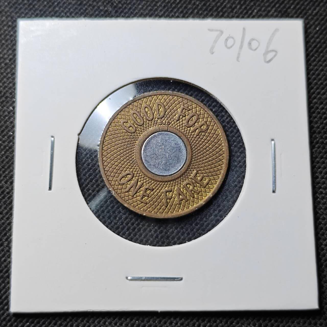 KK钱币收藏小铺  第370场  2月预留时间 周末发货  公交双色代币