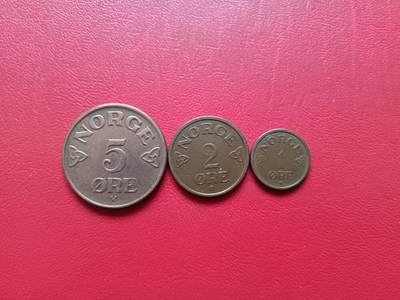 【云涧收藏】第七十九场 - 挪威7字第二版3枚