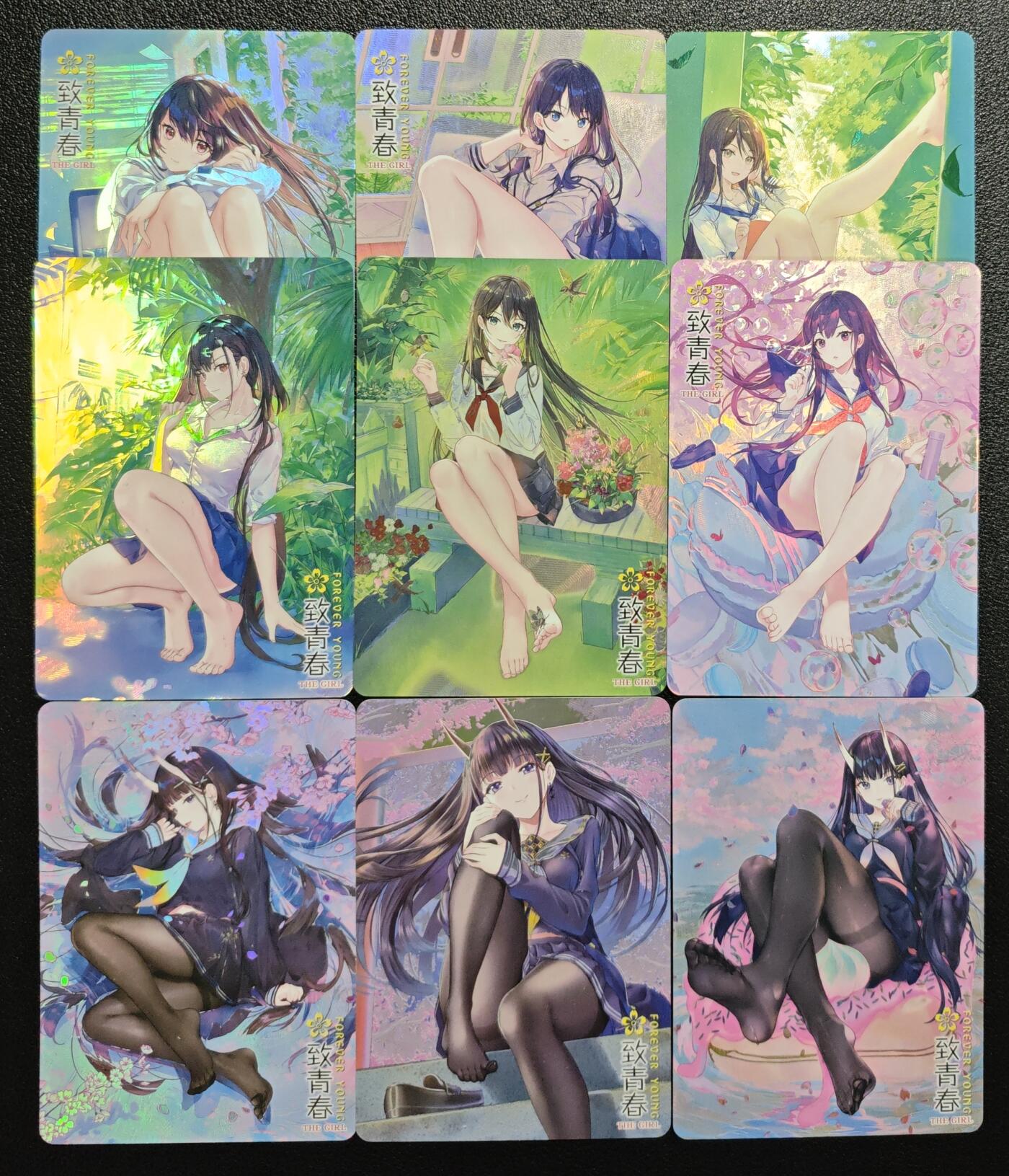 天玑星卡拍第139期《11.18周二截拍艳绝天下》持续收拍收评中 满赠卡需备注 驴歪歪卡牌 致青春 动漫美女 彩闪 九张