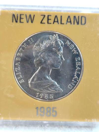 G&W世界散币，银币处理专场（第36场） - 新西兰1985年1克朗   濒危动物保护 黑长脚鹬
