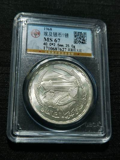 天下钱庄专场欢迎参拍 - 埃及1磅银币