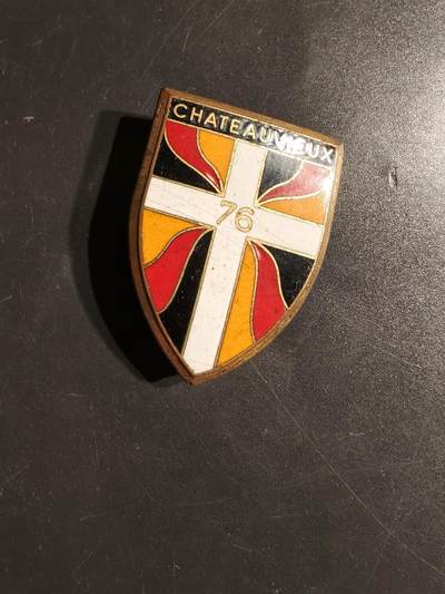 老王徽章第163期 13-15日三场连拍 16日统一发货  13、14日结束后可寄存 -  法国第76步兵团证章