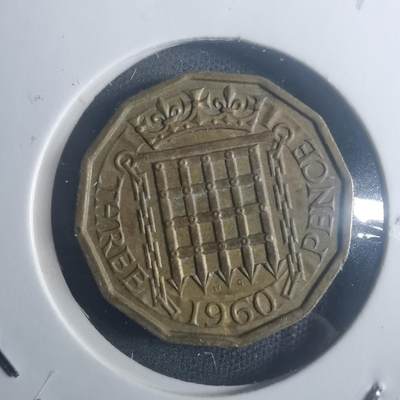 沼泽如烟--第900场 - 英国1960年3便士