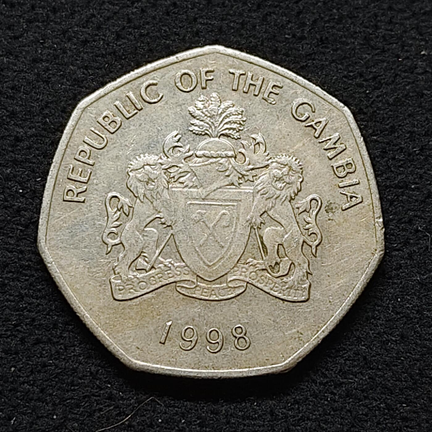 【全场包邮】纯粹捡漏拍476场（免费代拍第13场）调整中 冈比亚1998年1达拉西