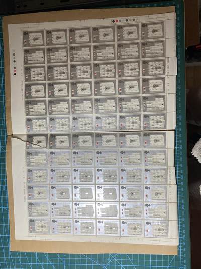 2025年第一百二十九场(总第一百五十五场）外国邮票、散币场(免佣金) - 英国整版邮票72张