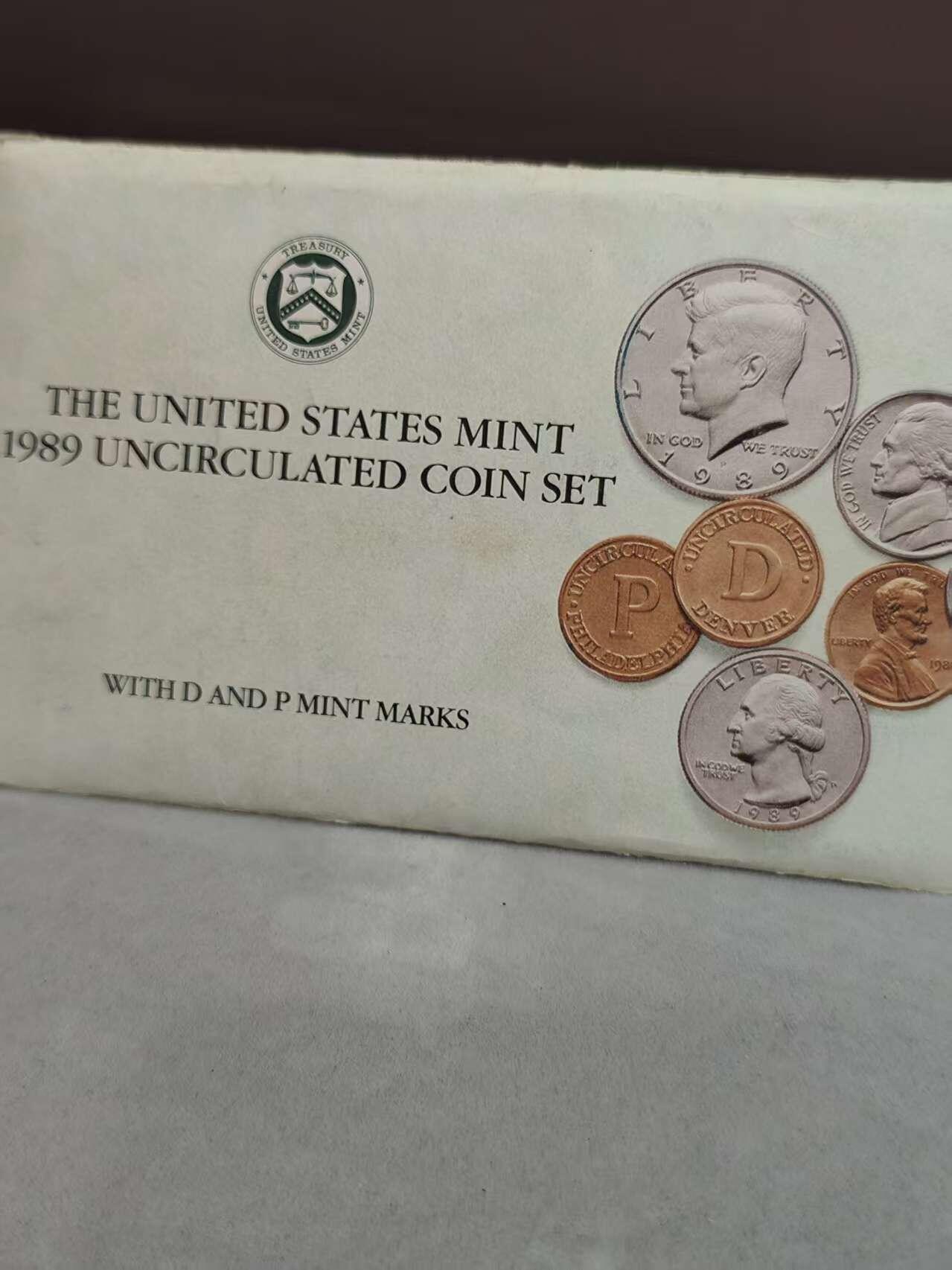 G&W世界散币，银币处理专场（第36场） 美国1989年5枚套  2套