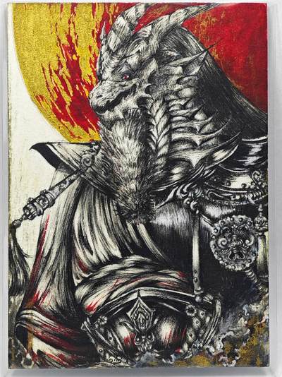 白泽拍卖卡牌手绘专场第28期（细雨生寒、寻梅闻香） - 2025 BOSS手绘卡 百海广顺天王  老木卯亲签