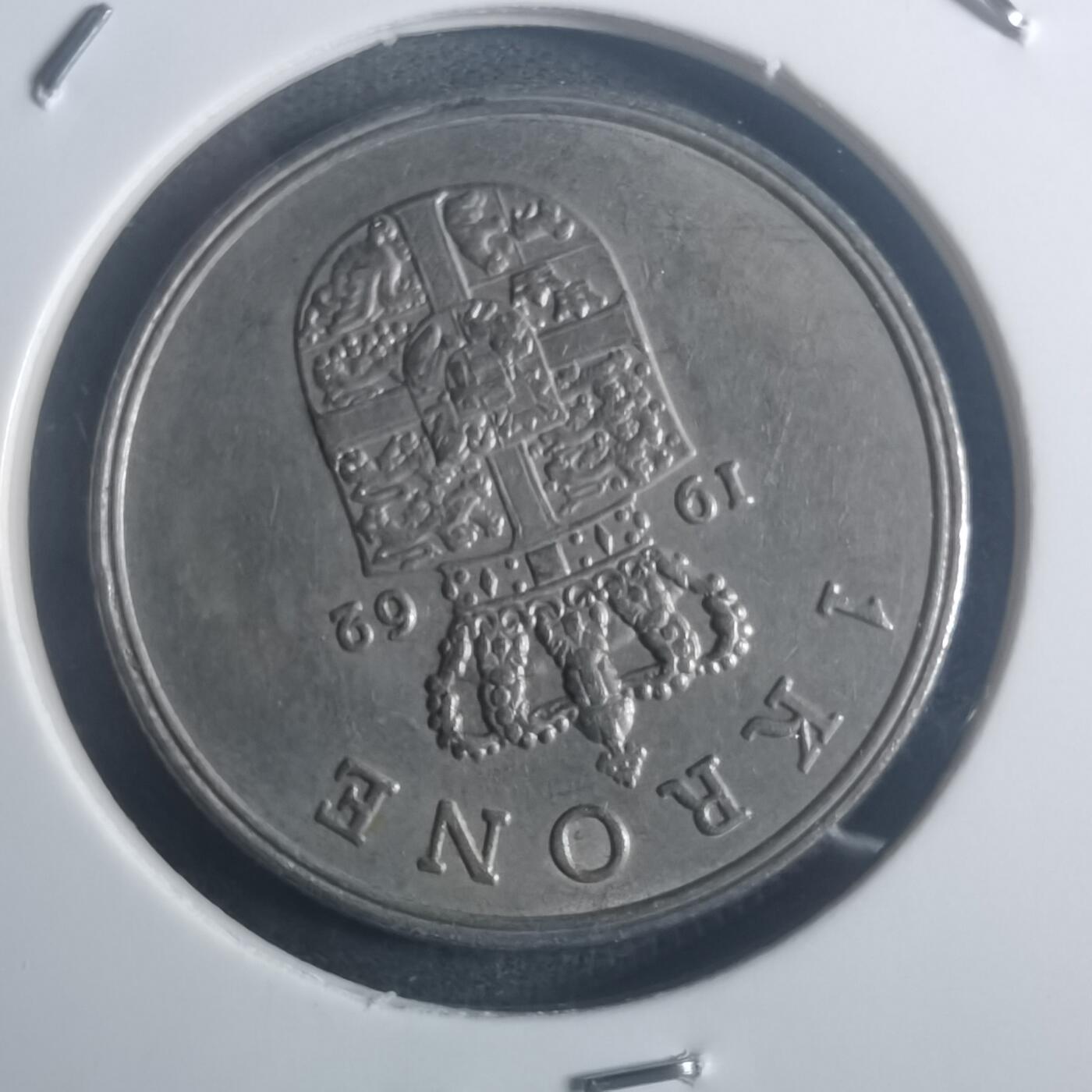 沼泽如烟--第900场 丹麦1962年1克朗