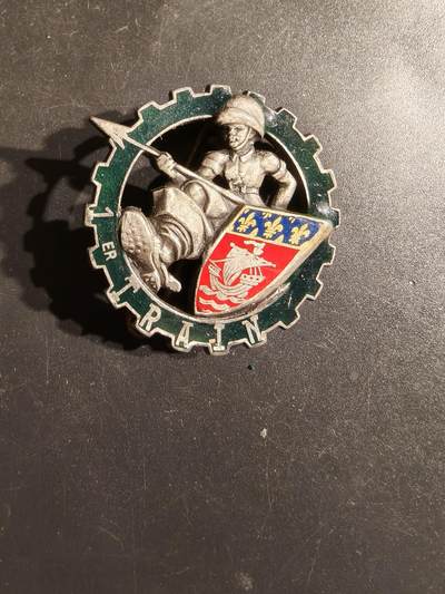 老王徽章第163期 13-15日三场连拍 16日统一发货  13、14日结束后可寄存 - 法国第1铁路运输团证章 