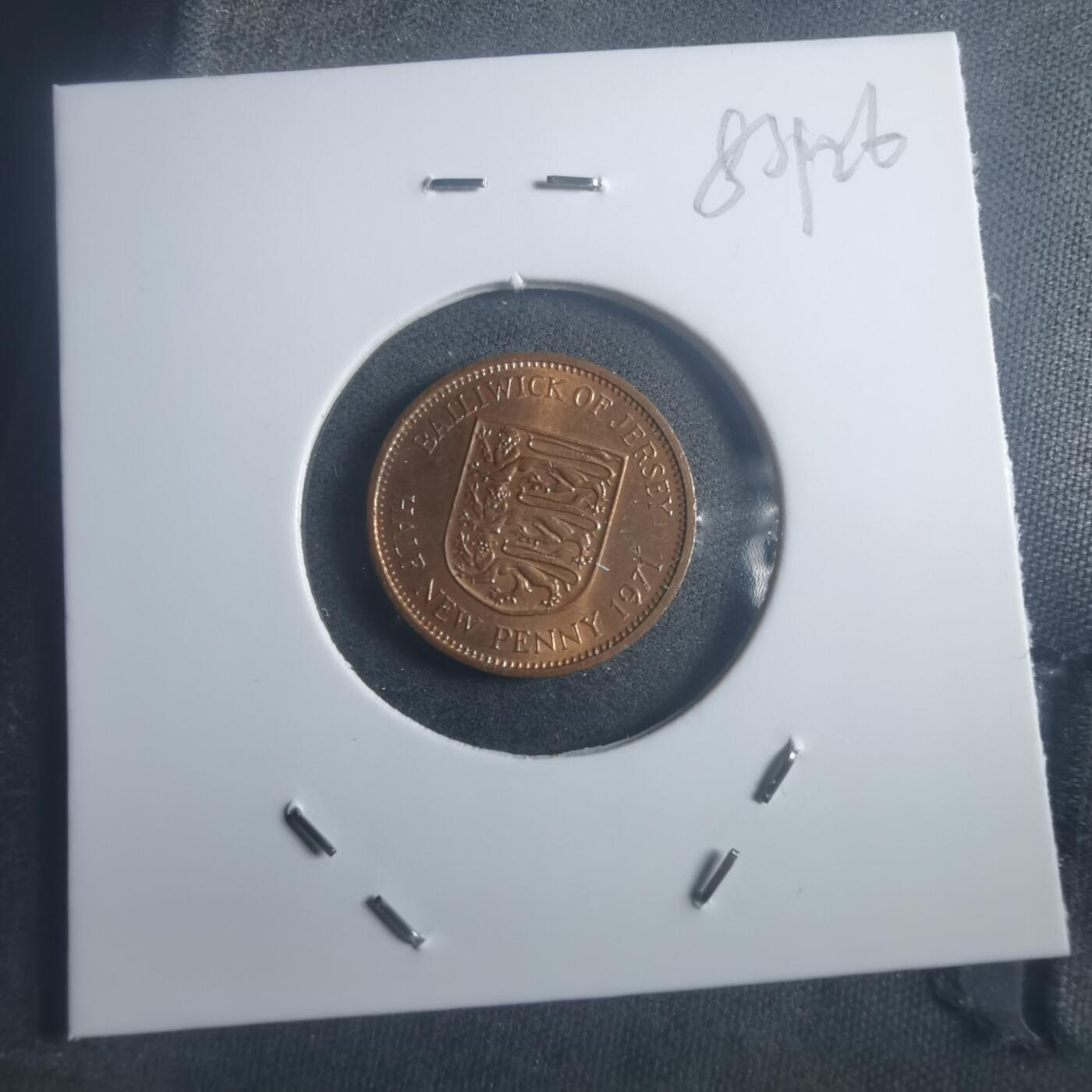 沼泽如烟--第903场 泽西1971年半便士