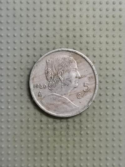 2025年第116场各国散币拍卖（总第116场） - 墨西哥1950年5分