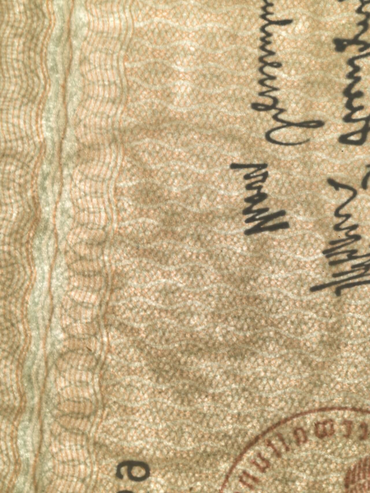 小驴勋章奖章收藏11月15日周六晚五点拍卖（珍爱和平，收藏战争，铭记历史，勿忘国耻，忠党爱国。有偿代拍，送拍规则在简介最后，参拍须阅读规则后再参拍，关系到运费包装发货时效真假辨别等关键信息，拍卖时不再发原图，看大图店主微信码在拍卖店铺介绍里） 1937年500马克债券