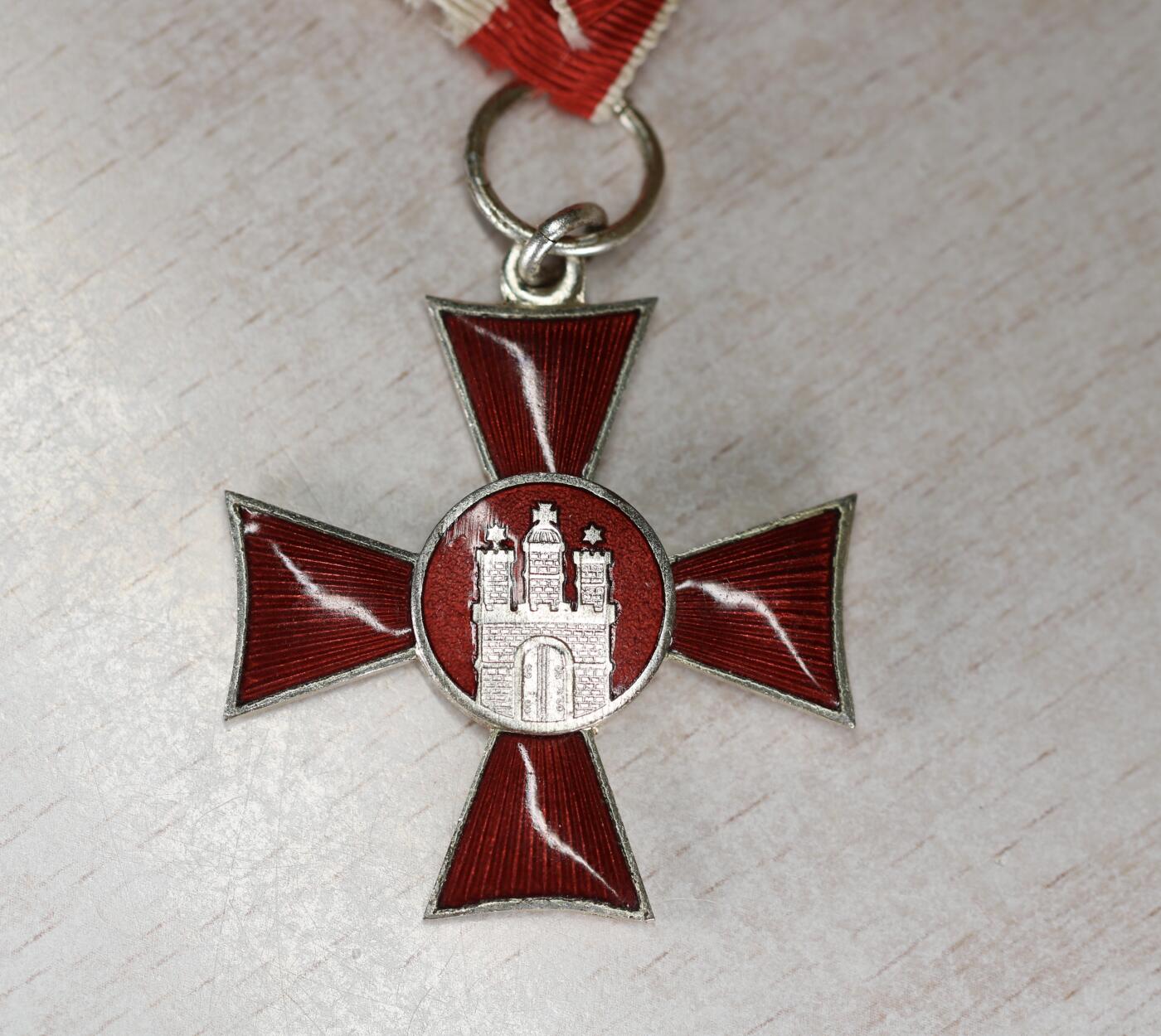 大猫徽章拍卖 第282期 德国一战 汉萨十字-汉堡