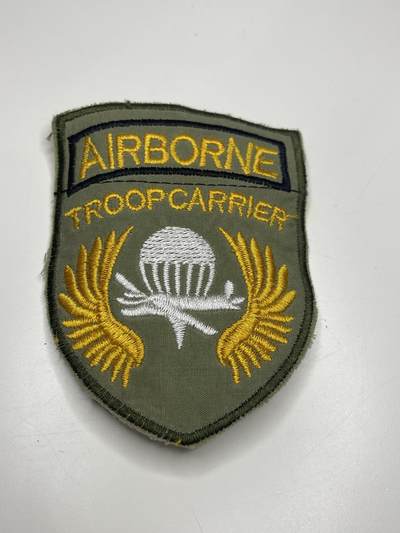 新时代收藏徽章红藏拍卖(第二十八场)  徽章纸品证书杂项 - 美国空降部队臂章