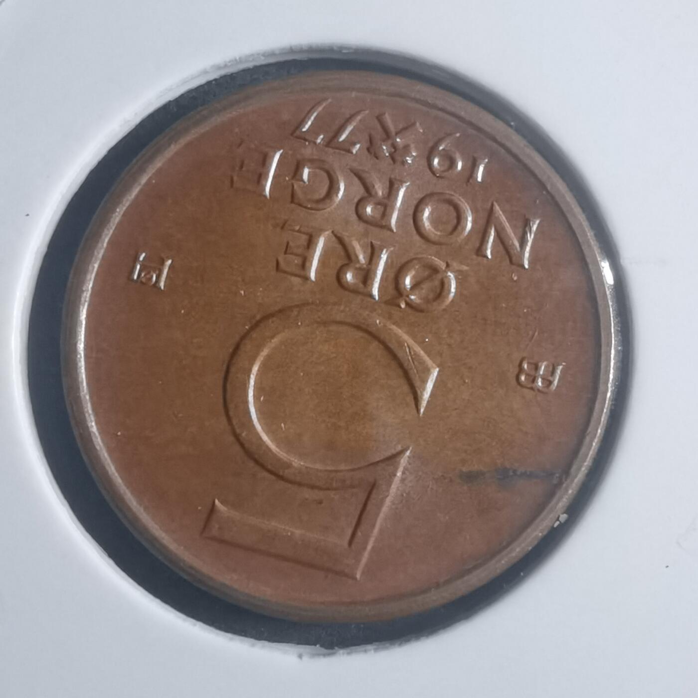 沼泽如烟--第903场 挪威1977年5欧尔