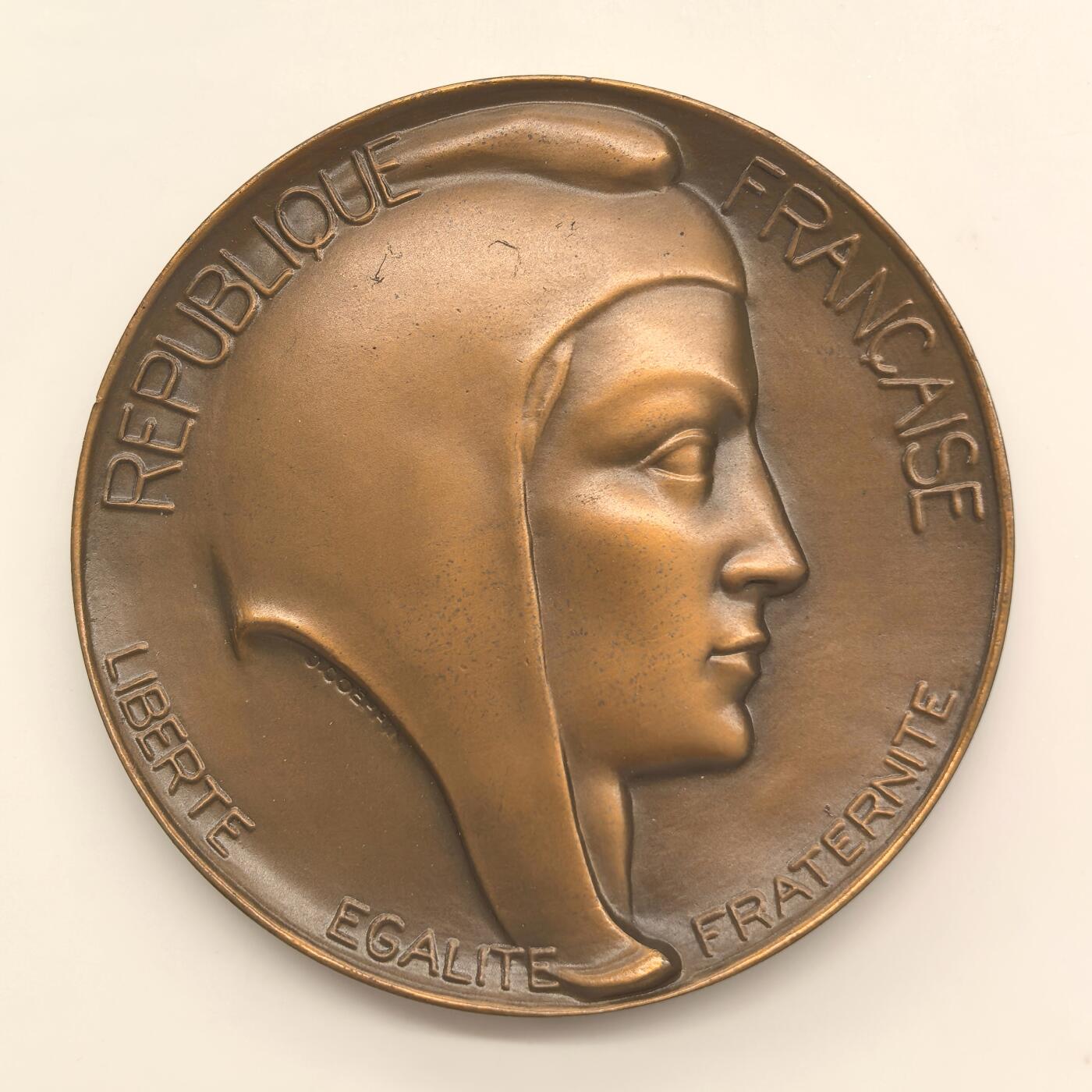 博洋堂世界钱币拍卖第146期（全场包邮） 法国议会颁发大铜章，68mm大规格