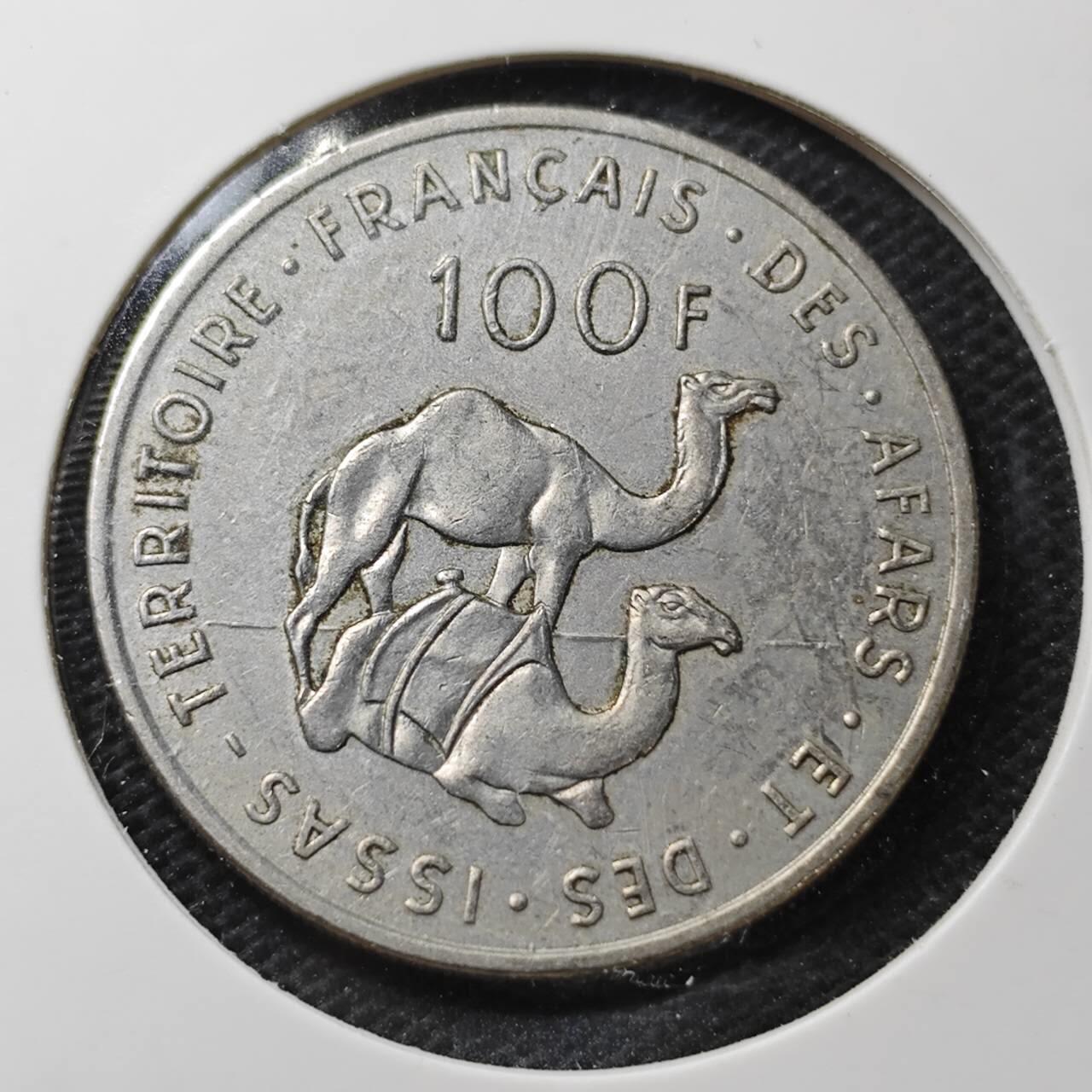 KK钱币收藏小铺  第370场  2月预留时间 周末发货  1970法属伊萨100法郎