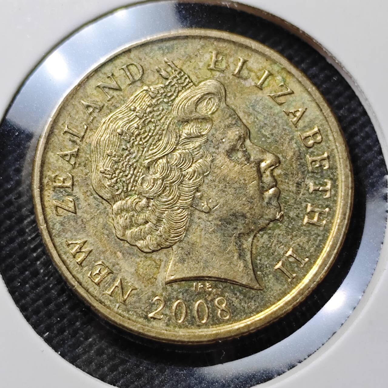 KK钱币收藏小铺  第370场  2月预留时间 周末发货  新西兰1元