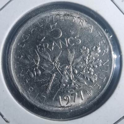 沼泽如烟--第903场 - 法国1971年5法郎