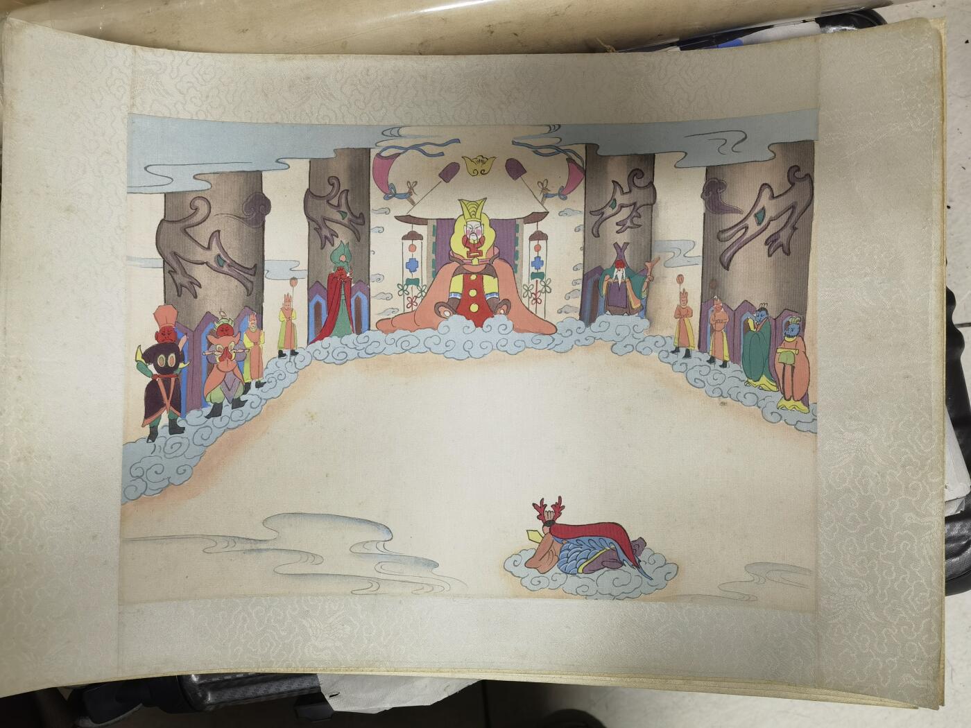 齐天大圣孙悟空西游记彩色画稿动漫手绘作品一套12幅四开大小