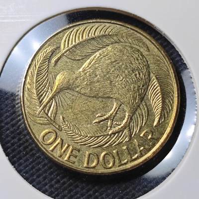 KK钱币收藏小铺  第370场  2月预留时间 周末发货 -  新西兰1元