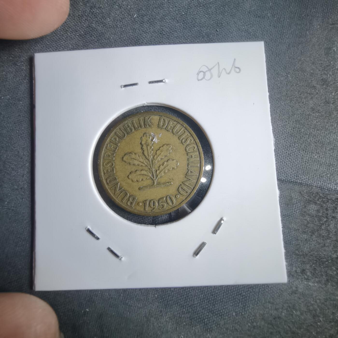 沼泽如烟--第905场 德国1950年10芬尼