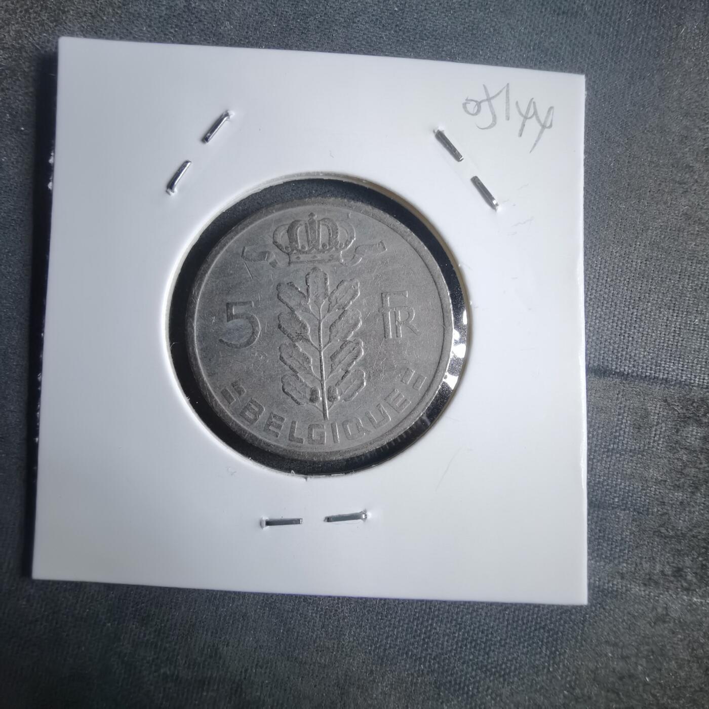 沼泽如烟--第905场 比利时1970年5法郎