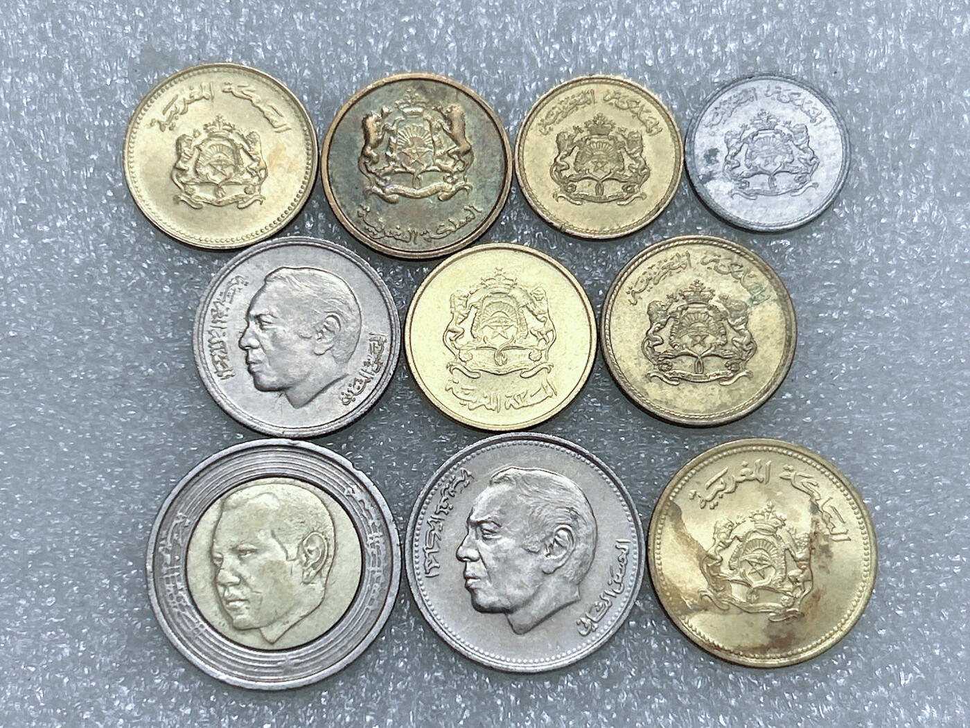 第一海外回流一元起拍收藏 散集专场  第266期 摩洛哥硬币 10枚 原光带光好品