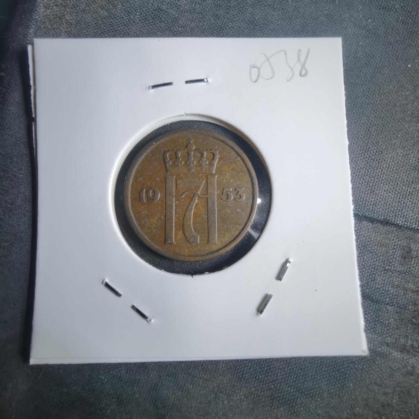 沼泽如烟--第905场 挪威1953年2欧尔