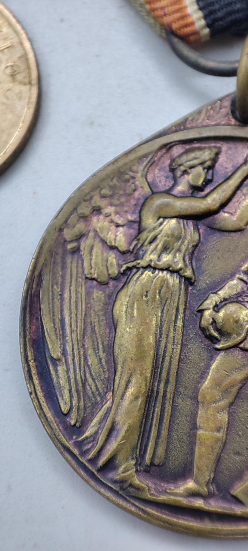 红色经典收藏拍卖专场第31期 一战 德国魏玛时期一战老兵奖章 品相非常好