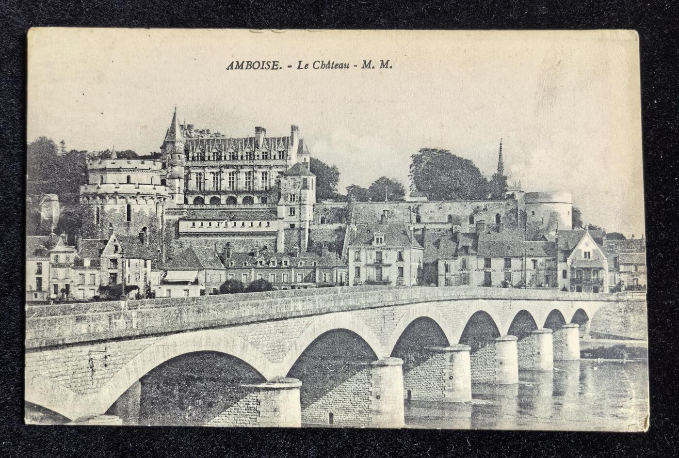 法国 20世纪早期 昂布瓦斯城堡 老明信片一张