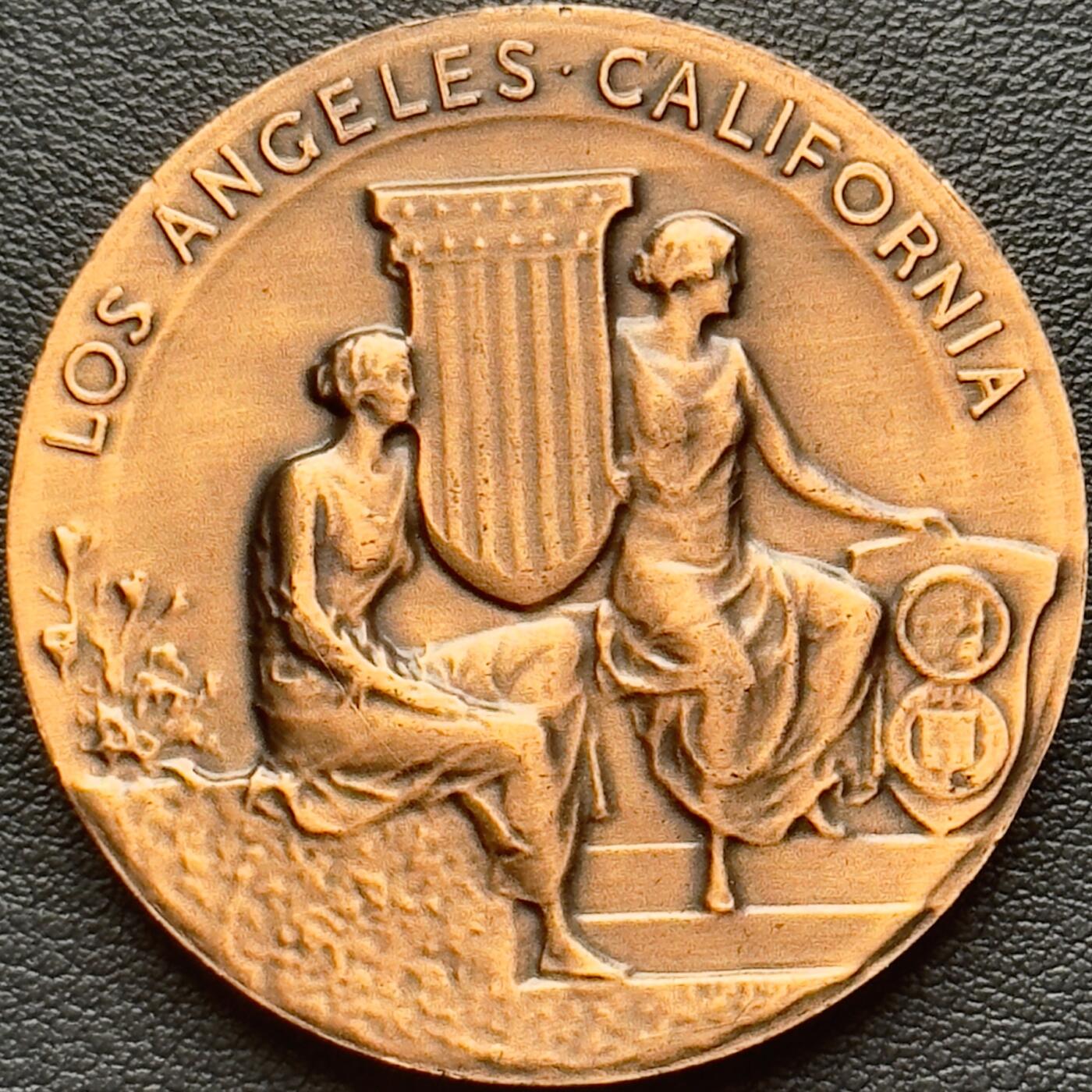 ＜小葵钱铺＞第65期·散币·银币场·满200包邮，不寄存·17号发货 〈55mm，40g±，后铸〉1932年奥林匹克纪念铜章