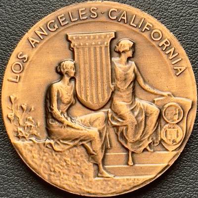 ＜小葵钱铺＞第65期·散币·银币场·满200包邮，不寄存·17号发货 - 〈55mm，40g±，后铸〉1932年奥林匹克纪念铜章