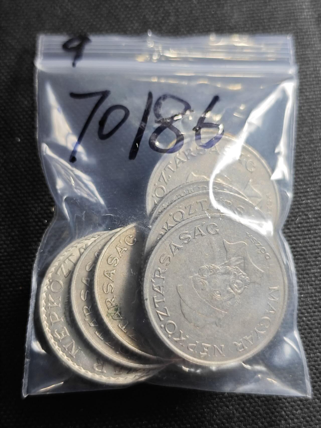 KK钱币收藏小铺  第370场  2月预留时间 周末发货  匈牙利一组9枚