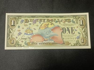 【游宝拍卖】乙巳蛇年86期  - 迪士尼-1元【2005年 小飞象 全新UNC】