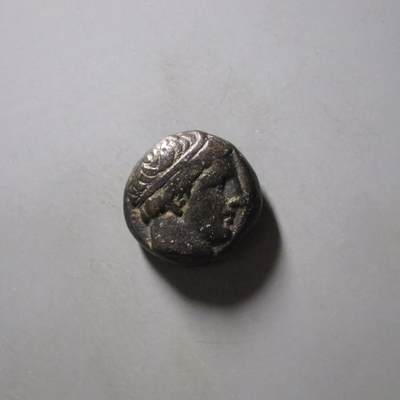 七河·世界钱币杂件水晶矿标小拍（总第28期） - （25）k567古希腊马其顿王国 腓力二世铜币 华夏评级XF40 