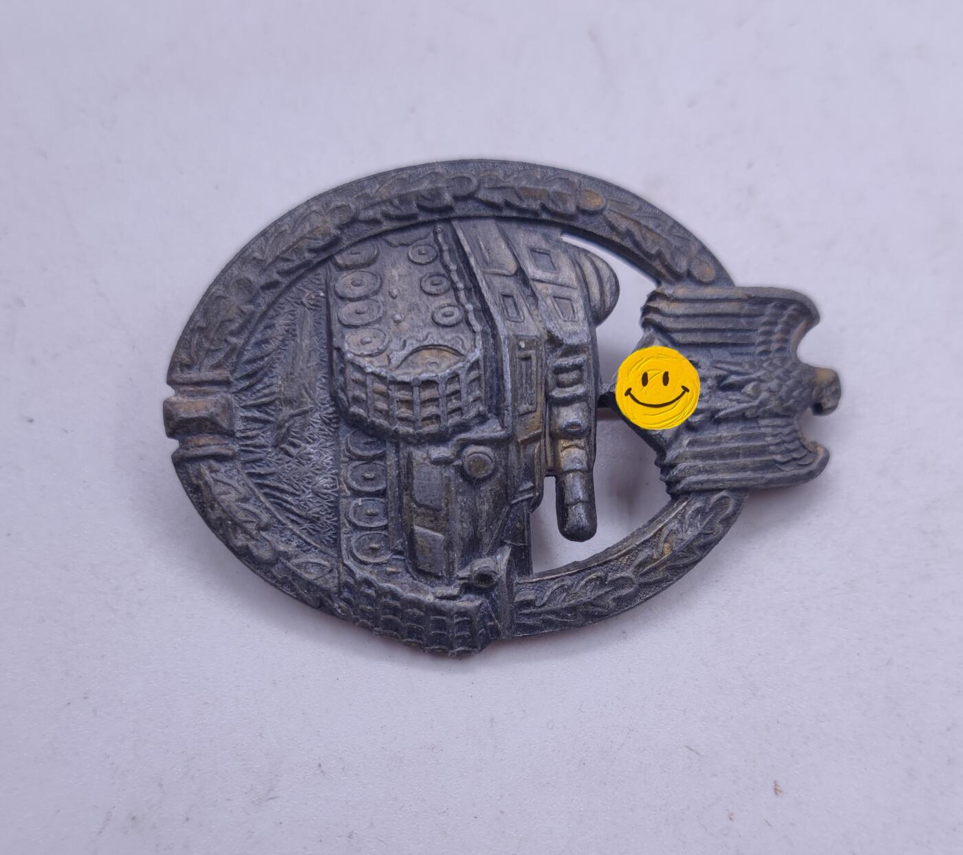 红色经典收藏拍卖专场第31期 德国1939 铜级坦克突击奖章 铸造版