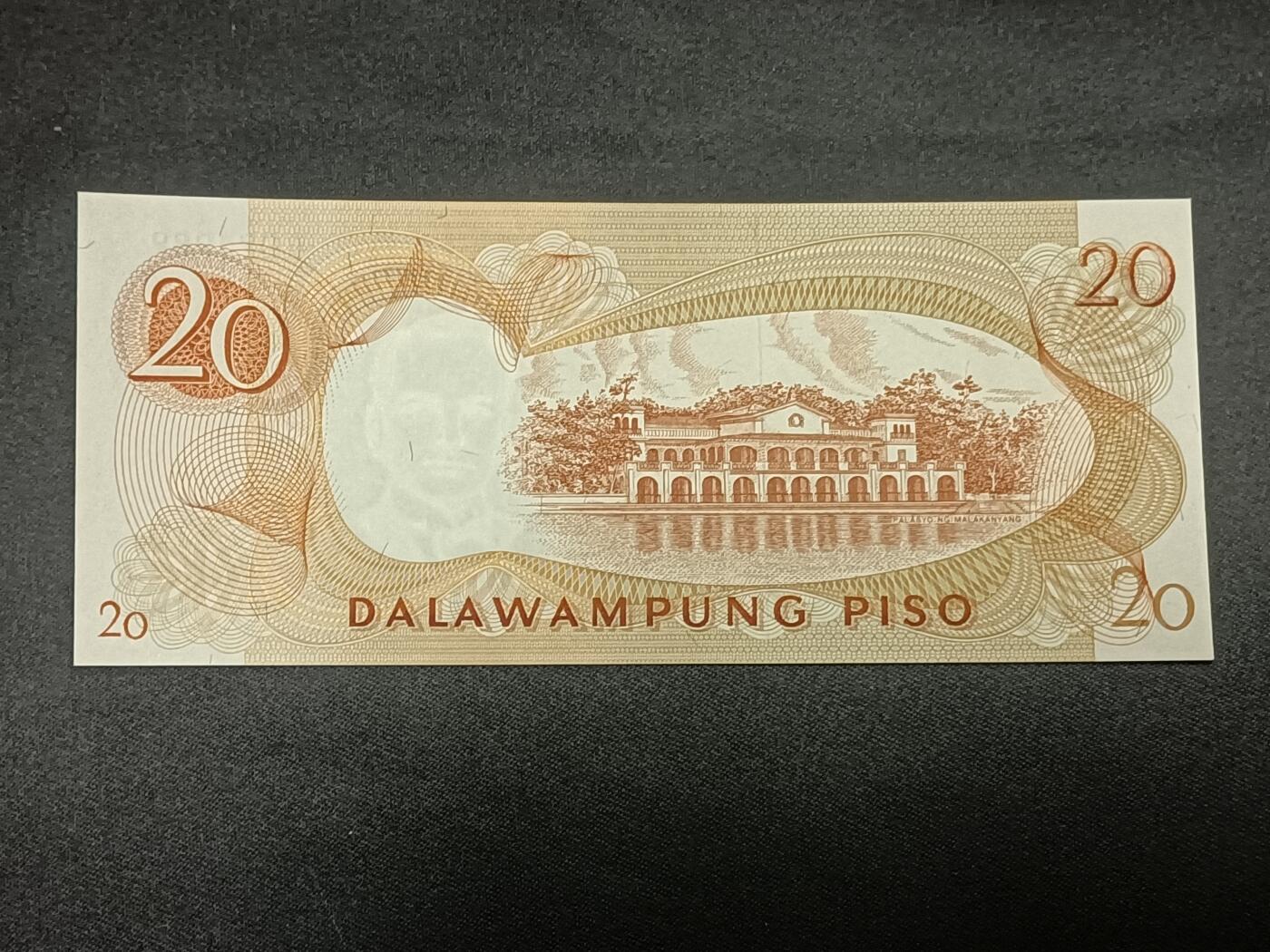 【游宝拍卖】乙巳蛇年86期  菲律宾-20比索【全新UNC】