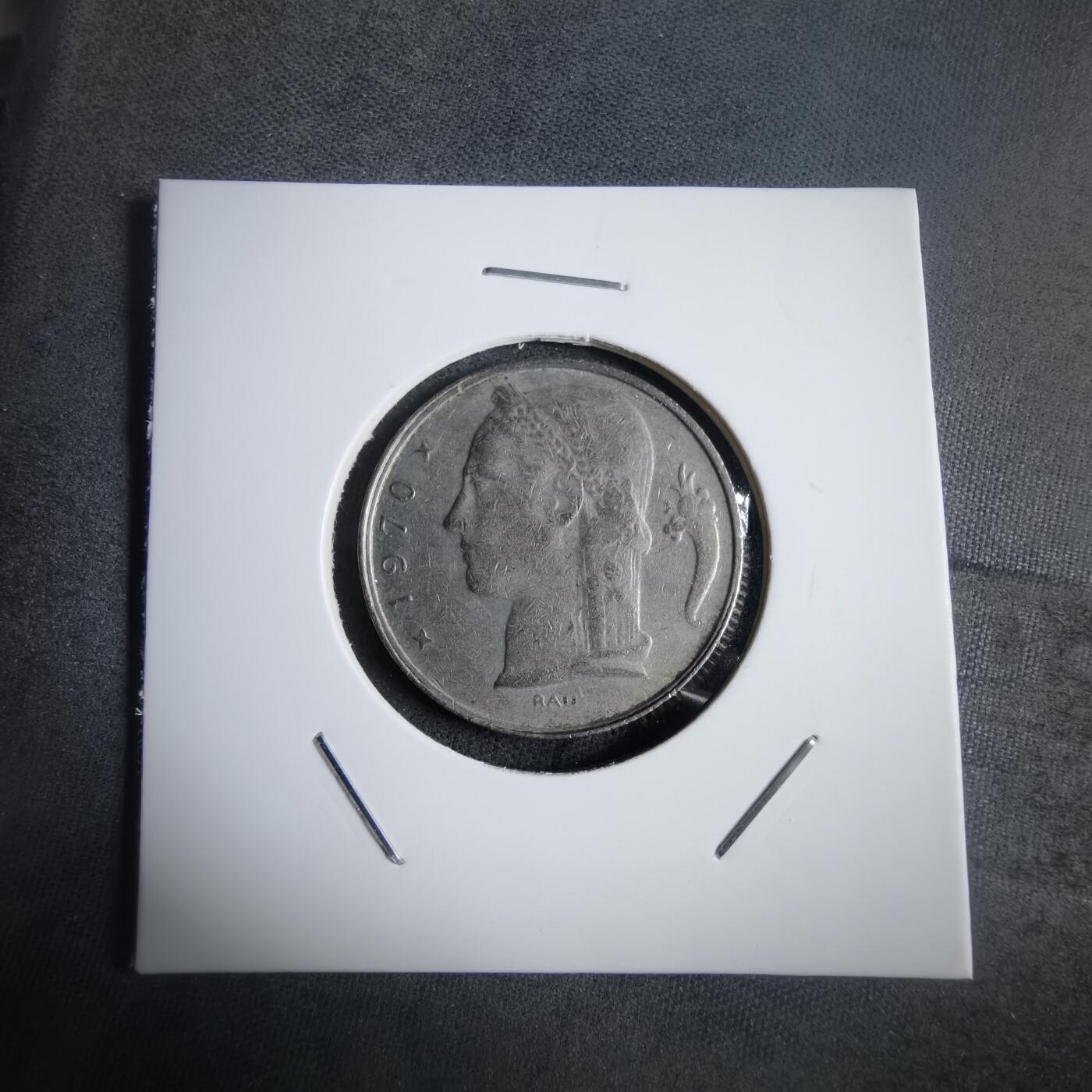 沼泽如烟--第905场 比利时1970年5法郎