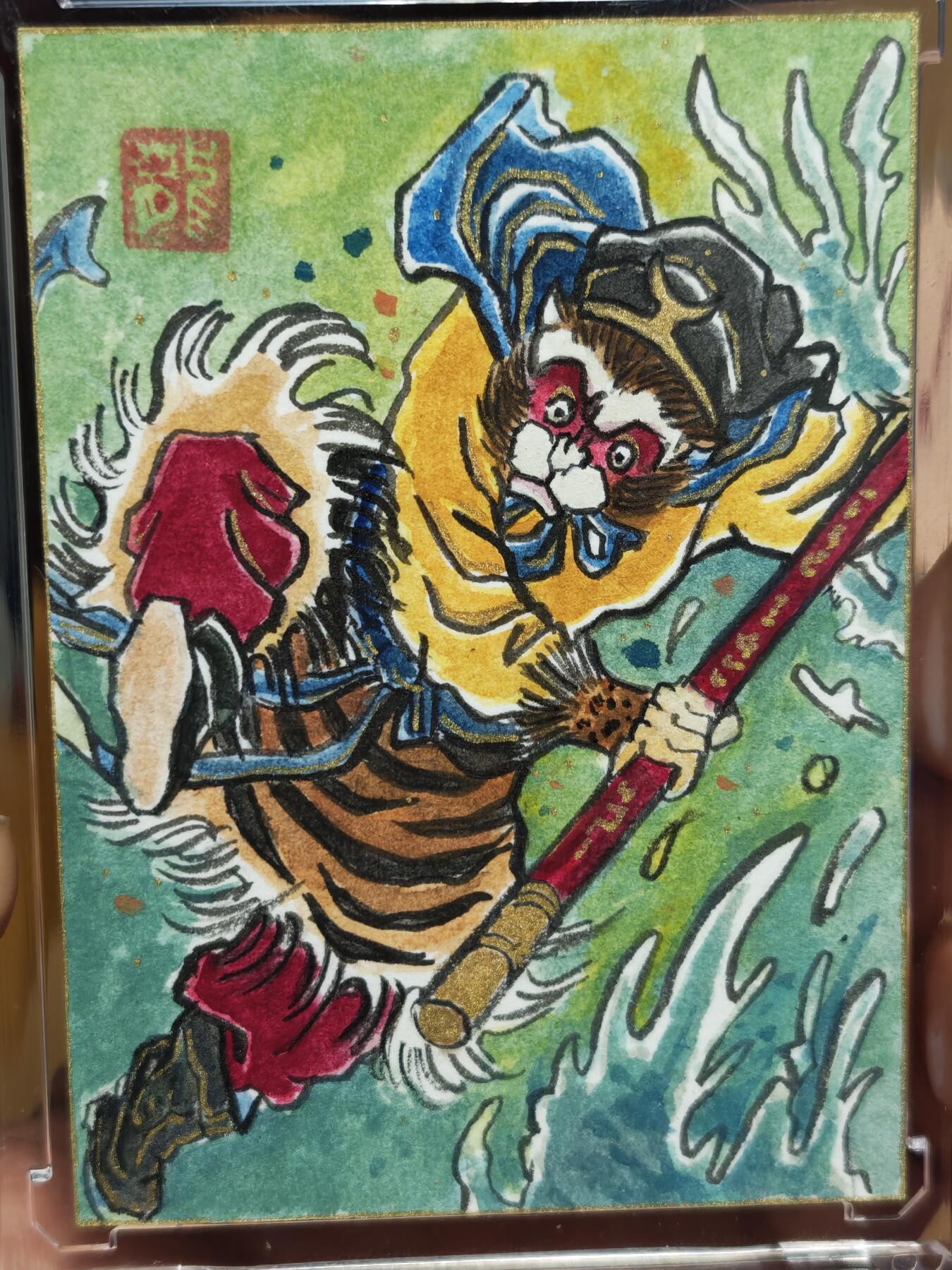 白泽拍卖卡牌手绘专场第28期（细雨生寒、寻梅闻香）