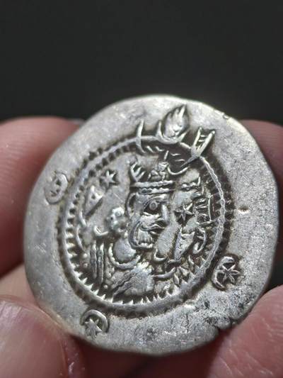 古波斯-萨珊帝国-中期-德拉克马-银币，卡瓦德一世（第二次执政版）