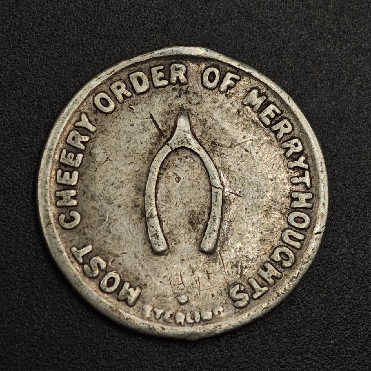 【淘币小摊】实时拍第七百九十六拍   小银币场   满百包邮可预留二周 每周一统一发货   英国银代币重3.8克