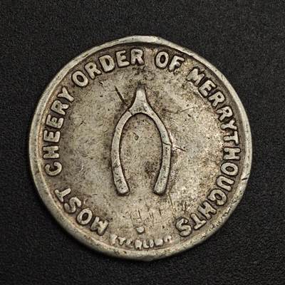 【淘币小摊】实时拍第七百九十六拍   小银币场   满百包邮可预留二周 每周一统一发货   - 英国银代币重3.8克