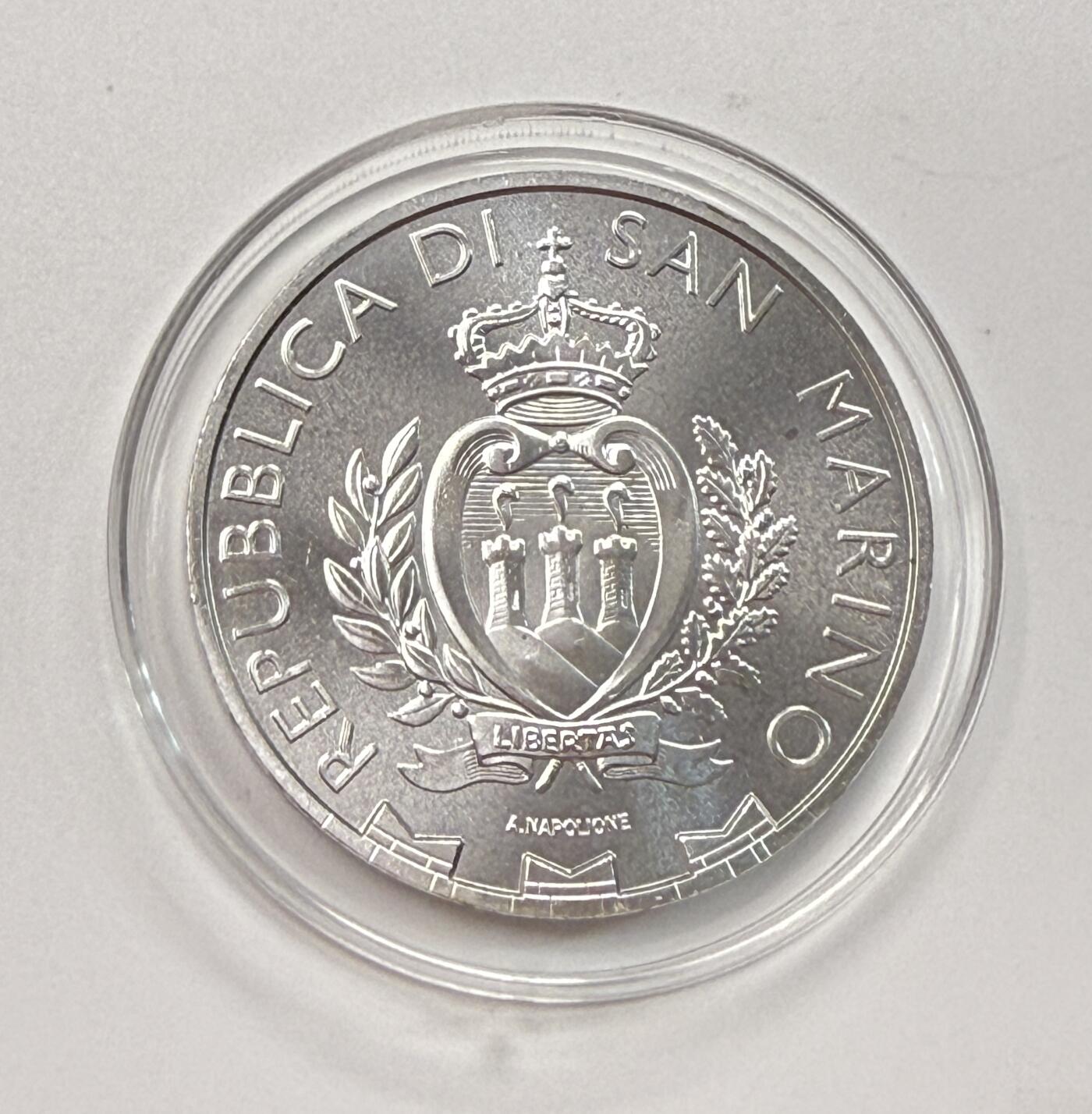 S&S Numismatic世界钱币-拍卖 第115期  圣马力诺2024年 游隼 5欧元1盎司投资银币 31.1克999银