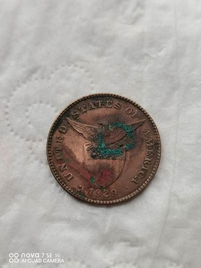 外币 - 1929年美属菲律宾1分