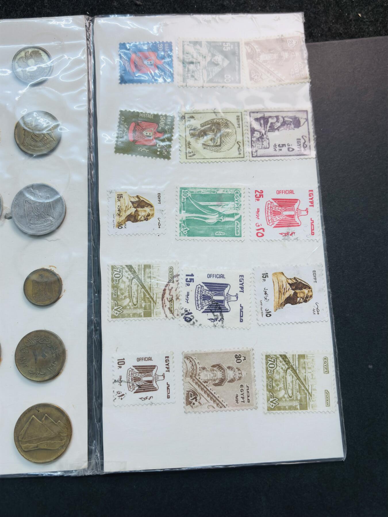 文馨钱币收藏第 281 场，【 长期接收代拍品】银元，银币，套币，纸币专场（本场截拍后休息三天，19 号发货） 带册埃及纪念币 18 枚