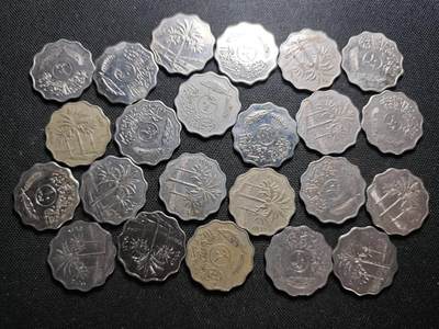 KK钱币收藏小铺  第370场  2月预留时间 周末发货 -  伊拉克10费尔一组23枚