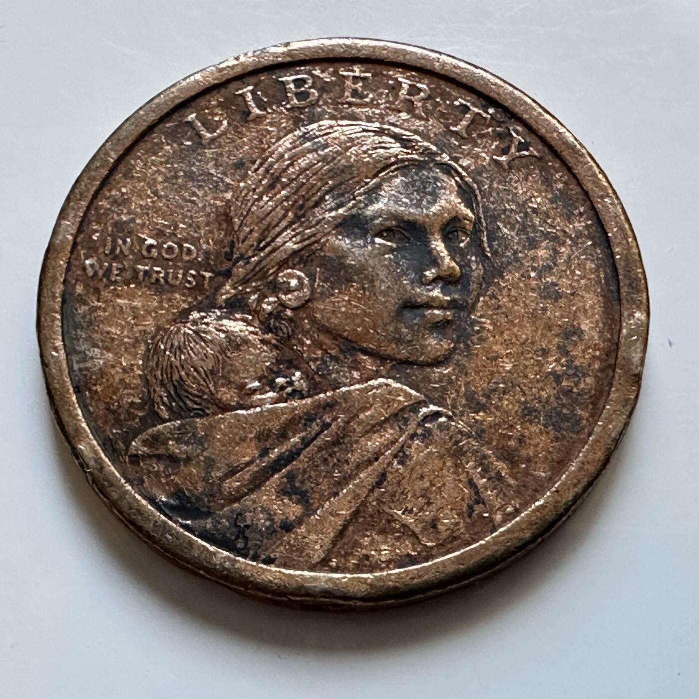 🌹外币初藏🌹🐯2025年第128场  每周二四六晚8️⃣点 接代拍 美国2011年部落条约一美元